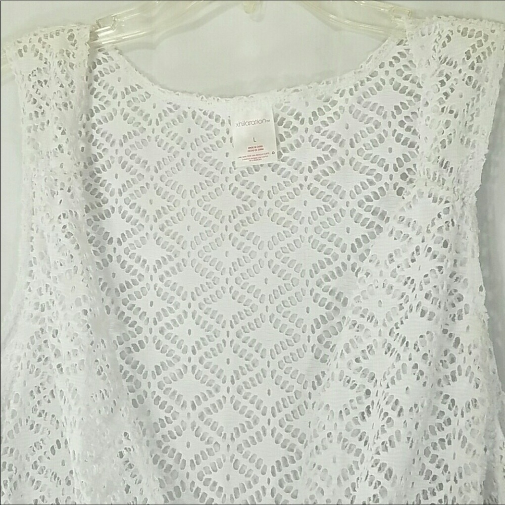 XHILARATION Swim Cover Up/Romper NWT Size Large - Picture 3 of 6